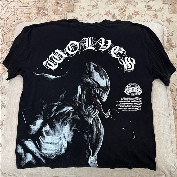 Black Graphic Men's Shirt - Picture 3 of 3